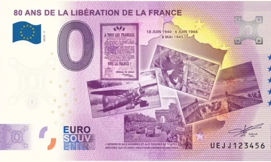 От февруари: Банкнота от 0 евро ще бъде пусната в продажба във Франция (СНИМКИ) - Tribune.bg