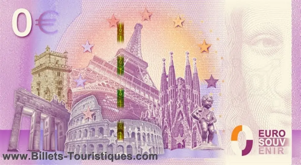 Billet Euro Souvenir