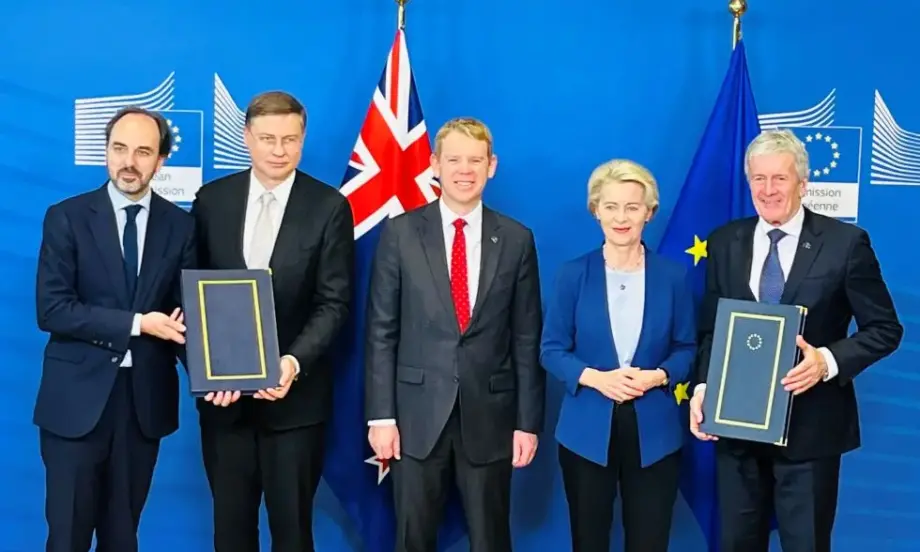 ЕС и Нова Зеландия подписаха сделка за свободна търговия - Tribune.bg