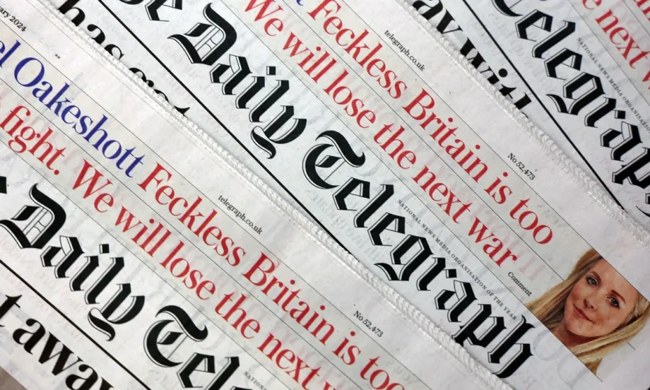 Американска инвестиционна група закупи британското издание The Telegraph за 670 млн. долара - Tribune.bg