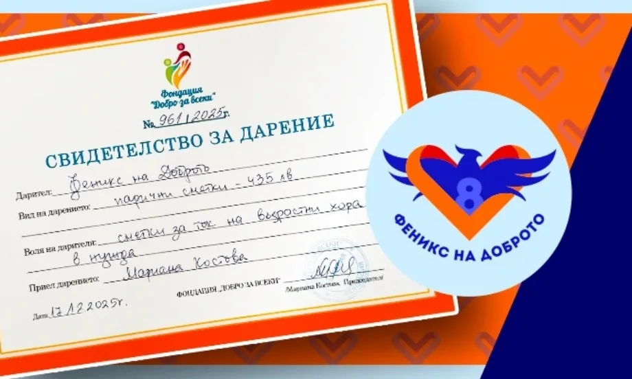 Топлина за празниците: 8888.bg и Феникс на доброто помогнаха с покриване на сметки за ток - Tribune.bg