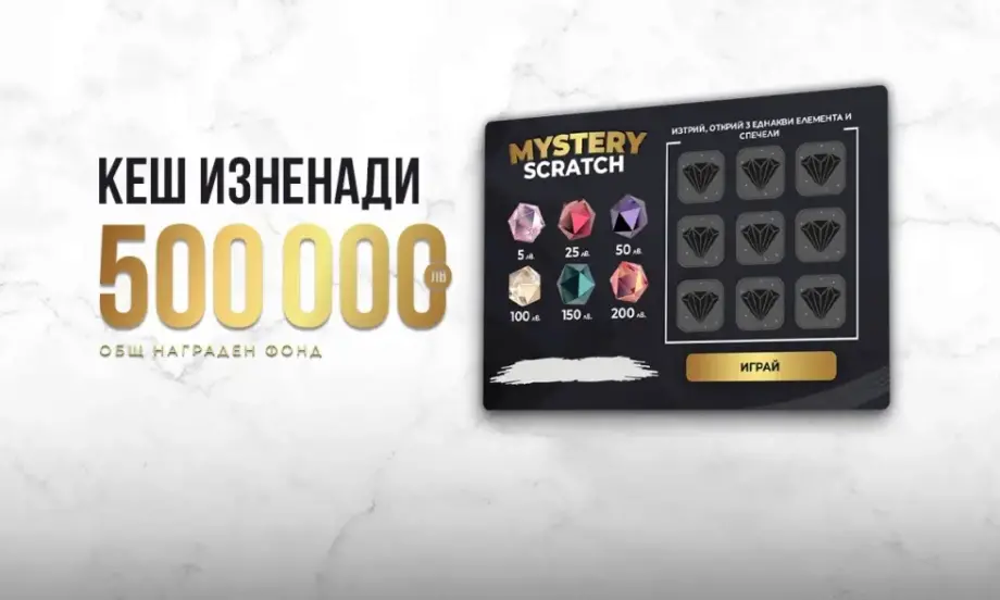 Mystery Scratch от WINBET ще раздаде награди за общо 500 000 лв. - Tribune.bg