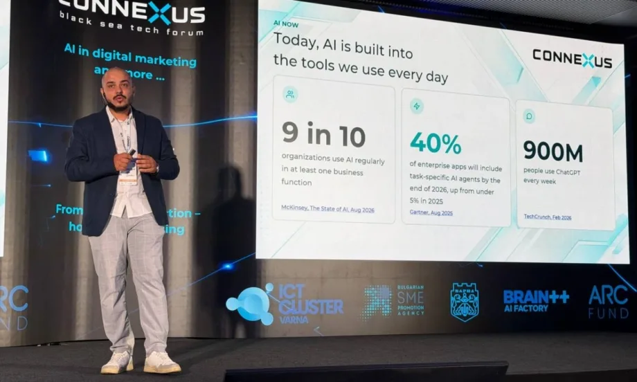 Александър Гошев от Netpeak Bulgaria говори за AI и бъдещето на маркетинга на CONNEXUS 2026 - Tribune.bg