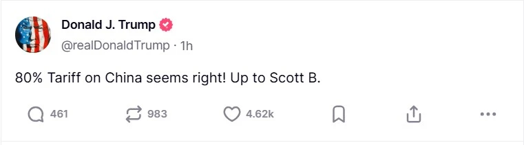 Donald J. Trump/Truth Social