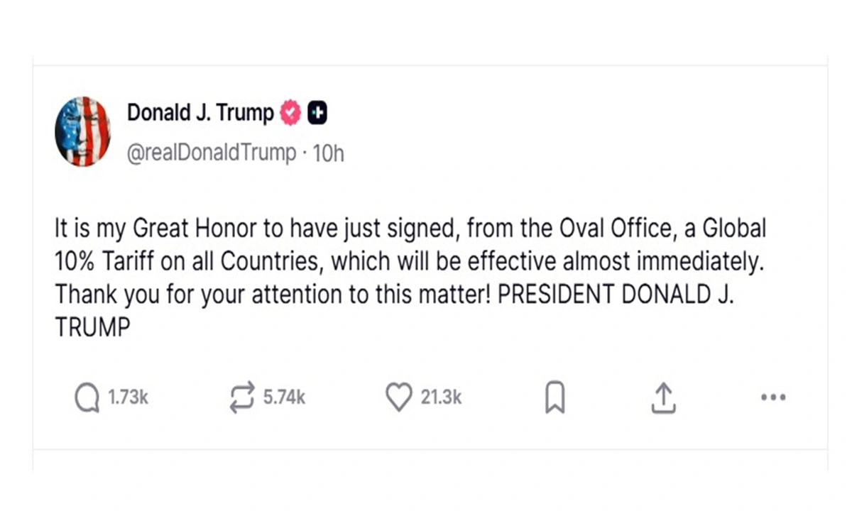 Donald J. Trump/Truth Social