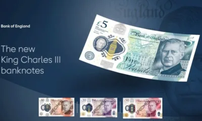 Показаха първите банкноти с лика на Чарлз III