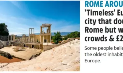 Британският вестник The Sun със статия за Пловдив: Вечният европейски град, двойник на Рим
