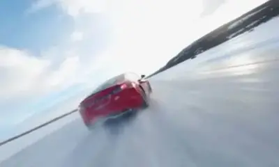 Tesla показа тест върху лед в Норвегия (ВИДЕО)