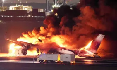 Japan Airlines оцени на 104 млн. долара щетите от инцидента със запаления самолет