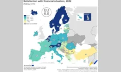 Жителите на ЕС поставиха оценка на финансовото си състояние през 2022г. 