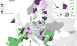 През 2023 г. реалният БВП се е увеличил в 154 региона на ЕС. Сред лидерите по ръст е Северния Централен на нашата страна